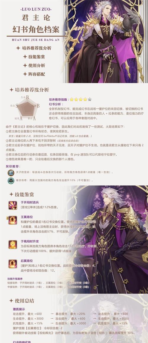 《幻书启世录》英雄排行一览（探秘游戏中的顶级英雄）